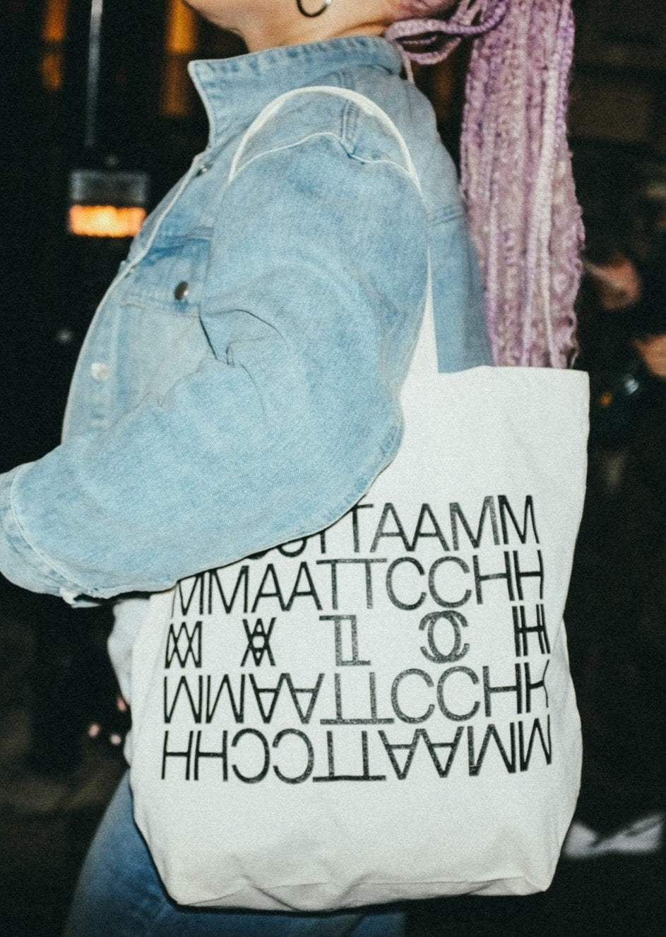 SHOPPER BAG WHITE / BLACK