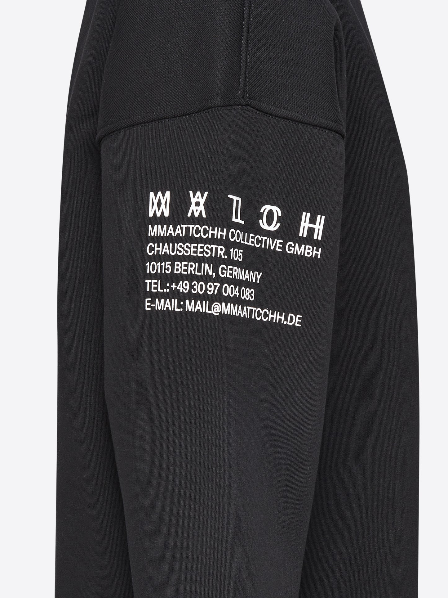 HOODED SWEATSHIRT BLACK