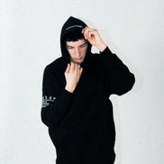 HOODED SWEATSHIRT BLACK