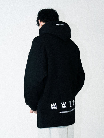HOODED SWEATSHIRT BLACK