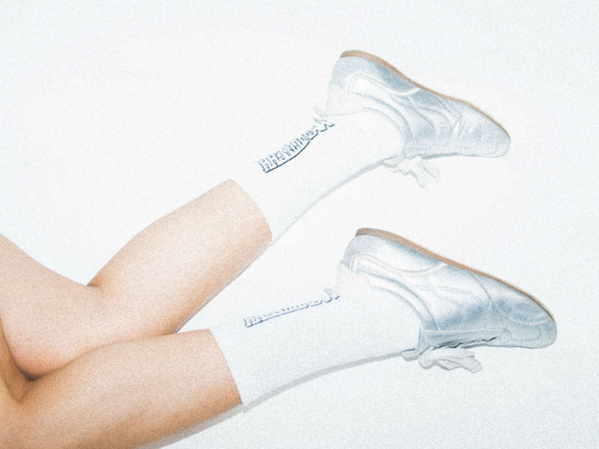 RIBBED TENNIS SOCKS WHITE