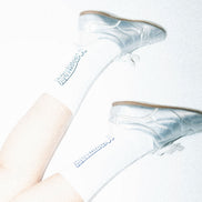 RIBBED TENNIS SOCKS WHITE