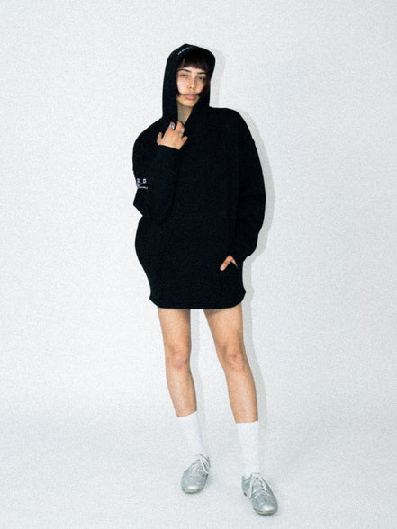 HOODED SWEATSHIRT BLACK
