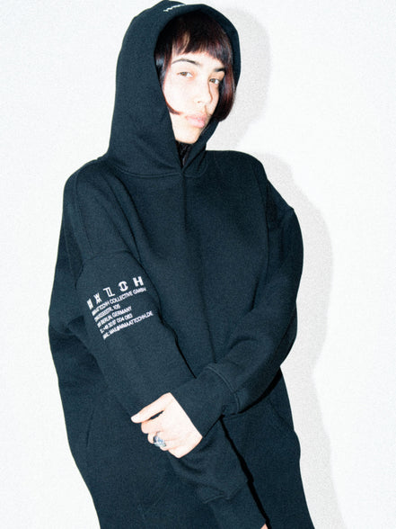 HOODED SWEATSHIRT BLACK