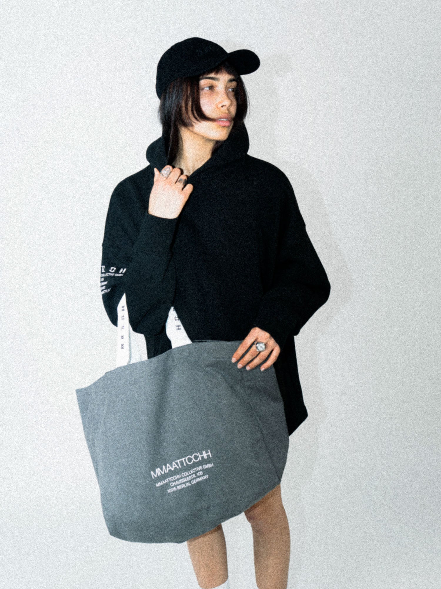 TOTE BAG DARK GREY