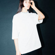 LOGO RIB T-SHIRT WHITE