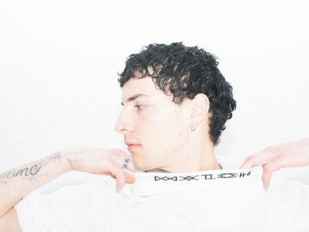 LOGO RIB T-SHIRT WHITE