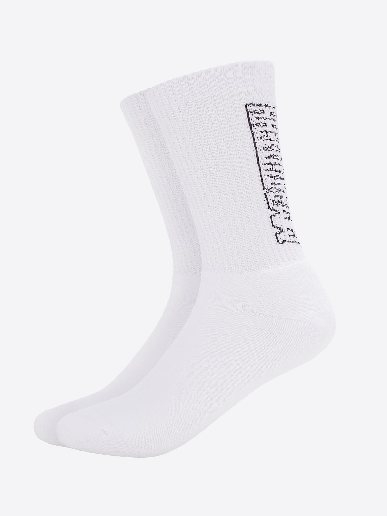 RIBBED TENNIS SOCKS WHITE