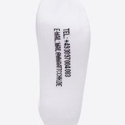 RIBBED TENNIS SOCKS WHITE