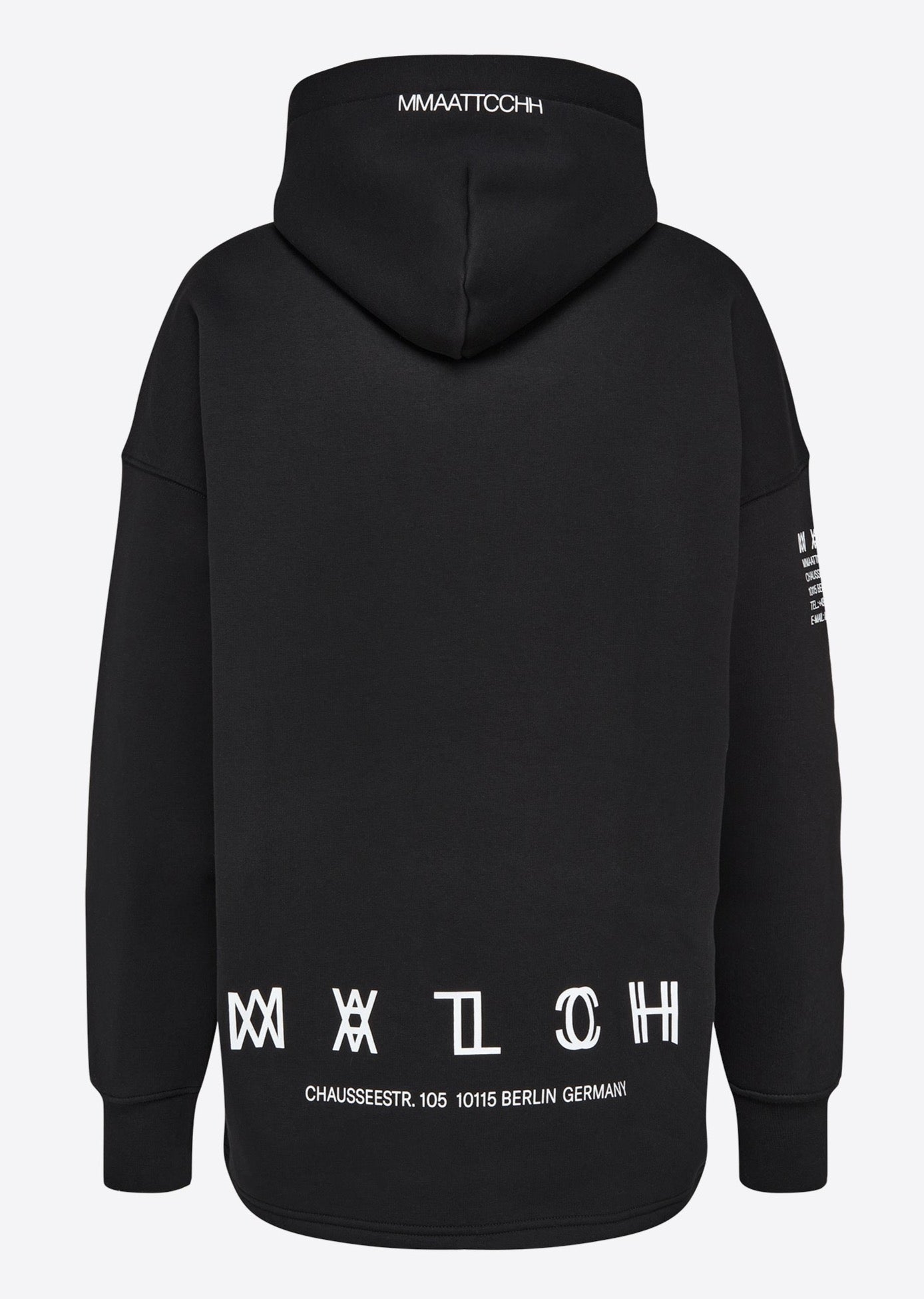 HOODED SWEATSHIRT BLACK