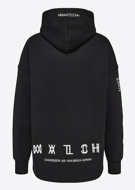 HOODED SWEATSHIRT BLACK