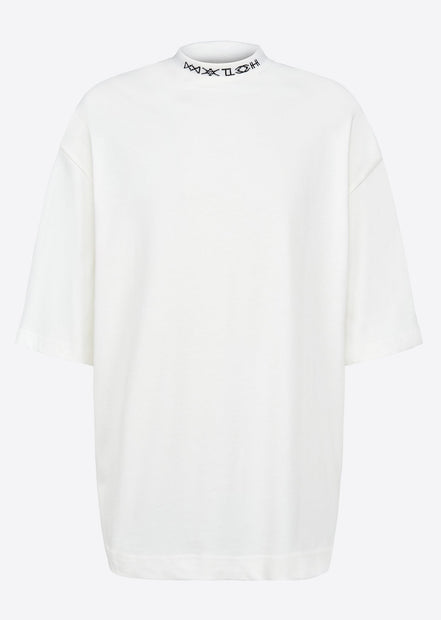 LOGO RIB T-SHIRT WHITE