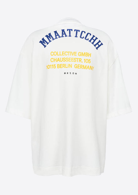LOGO RIB T-SHIRT WHITE